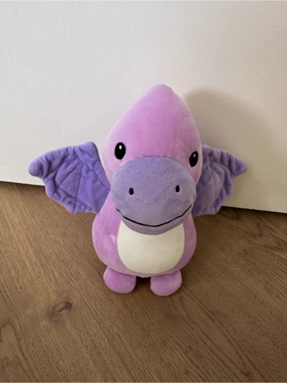 Bellzi Pterodactyl Terri Dinosaur Plush Toy Cute Purple Soft Stuffed Animal 12"